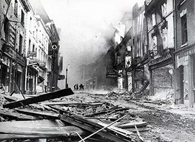 Londres bombardé, 1940