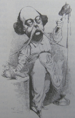 caricature Flaubert