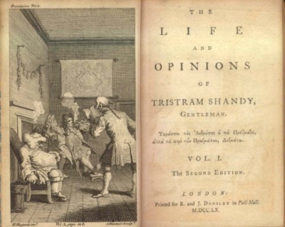 édition 1760 de Tristram Shandy