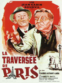 affiche de La Traversée de Paris, 1956