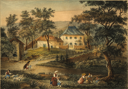 la maison des Charmettes, 1830