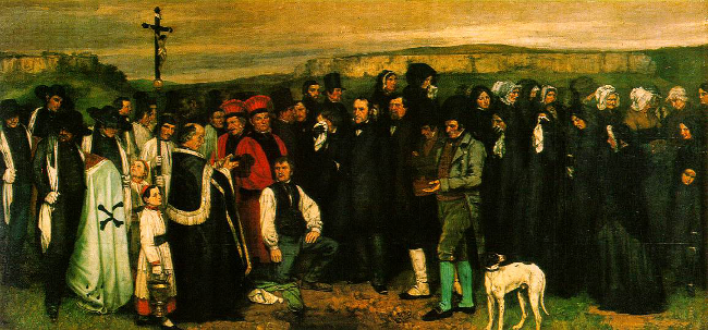 Un enterrement  Ornans, 1851