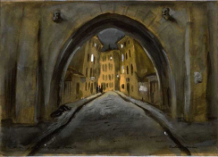 dessin pour La Rue sans joie, Pabst, 1925