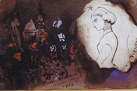 Léopoldine, dessin de Hugo