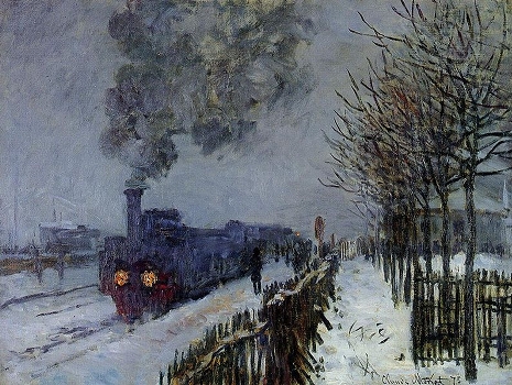 Monet, Train dans la neige