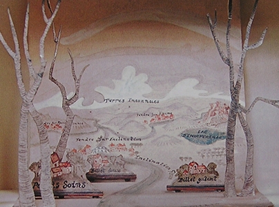 décor de la pièce, 1971