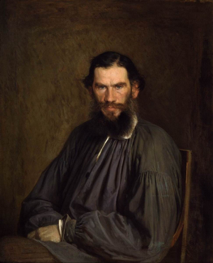 Tolstoi, portrait par Kramskoï