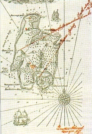 carte de l'île